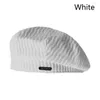 Bérets mode rétro blanc solide Vintage casquette octogonale visière Sboy béret peintre chapeau