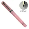 Stylos plume Kaigelu 316 stylo plume celluloïd rose EF FM plume argent Clip bureau d'écriture affaires stylo encre cadeau stylos rose 220923