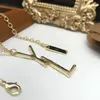 Anhänger Halskette Designer Liebe Armband Geschenk Klassischer Buchstabe Damen Herren Mode Gold Armbänder Luxurys Halsketten Designer Schmuck