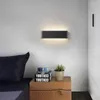 Duvar Lambası 24/14/8/5W LED Hafif Dekor Yatak Odası Başucu Sconce Modern İç Mekan Fırçalı Alüminyum Aydınlatma Fikstürü