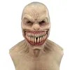 أقنعة الحفلات هالوين رعب رأس اللاتكس مهرج قناع الشيطان الوجه تغطية الإرهاب زاحف Gagtooth Demon Halloween Mask Cosplay Props 220926