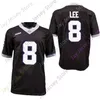 Mitch 2020 New NCAA Middle Tennessee State Jerseys 8 Ty Lee College 축구 흑인 크기 청소년 성인 All Stitched