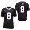 Mitch 2020 New NCAA Middle Tennessee State Maglie 8 Ty Lee College Football Jersey Taglia nera Giovani adulti Tutti cuciti