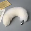 Anal Toys Plug Real Tail Separable Cosplay Butt Sex Adult Products for Woman Couples Men y Shop 220922