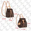 Женщина -дизайнер роскошная мода повседневная мода Montsouris BB PM 2 Size Backpack Schoolbag High Caffice Top 5A M45501 M45515 M45516 M45502 кошелек для пакета
