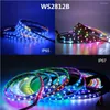 Bandes WS2811 WS2813 WS2815 WS2812B Led Lights WS2812 RGB Strip Light Individuellement adressable IP30 65 67 DC5V 12V