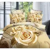 مجموعات الفراش ثلاثية الأبعاد مجموعة 4pcs المعزي setDuvet CoptedSpreadPillowCasesbed Seets Sheets Cover Sets 220924