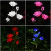 Zonnetuinverlichting Rose Flower Licht Huis Decoratief Decoratie Lawn Lamp Waterdicht landschap