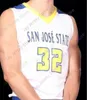 Mitch 2020 San Jose St Spartans SJSU Basketball Jersey NCAA College Brandon Clarke Ricky Berry Seneca Knight Brae Ivey Craig LeCesne Zach Chappell