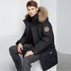 Мужская пуховая зимняя белая утиная куртка теплый в средней длине толстый бизнес плюс мужская одежда для мужчин 220924