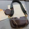 Luxurys Designers çanta orijinal m44840 çanta çantası çantalar kadın cüzdan erkekler zincir çanta çapraz gövdesi çoklu pochette aksesuarları omuz orijinal deri debriyaj