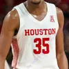 Mitch 2021 Final Four Houston Cougars Basketball Jersey NCAA College Tramon Mark Roberts Reggie Chaney Jamal Shead Brison Gresham Kiyron Powell