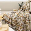 Blankets Boho Throw Blanket Knitted Tassel Vintage Super Soft Cozy Bohemian Decorative For Car Couch Bed Sofa All Seasons TJ7227