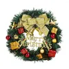 Kerstdecoraties boomdecor Hangende ornamenten Bell kransen deur pvc slingers vrolijke krans