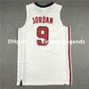 GLA Retro Basketball Jersey 23 Michael Jor Dan 2012 Team USA Bryant Kevin Durant James Larry Bird 1992 USA Charles Barkley Karl Malone Penny