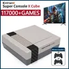 Игровые контроллеры джойстики ретро -видеоигры -консоль Super Console X Cube для PSP/N64/DC/PS1 HD Kids Eduction Emulator Wi -Fi Portable Game Box с 117000 играми T220916