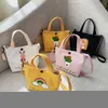 Ryggsäckar barn handväska tryckt tecknad kanin axel väska japansk hög kapacitet duk flickor pojkar messenger väskor 220924