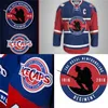 GLA MIT St. John's Icecaps onthullen Royal Newfoundland Regiment Jersey 100-jarig jubileum van Beaumont-Hamel Hockey Jerseys Blue