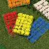 Fiori decorativi Materiale Scenario Sandbox Micro Paesaggio Simulazione Produzione del terreno Cluster di fiori Scena modello erba selvaggia in miniatura