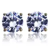 8mm Hip Hop Stud Boucles d'oreilles Argent Plaqué Or CZ Boucle d'oreille Hommes Femmes Zircon Boucle d'oreille Boucle d'oreille Femmes Hommes Designer Diamant Boucles d'oreilles Bijoux Cadeaux 2024 AA