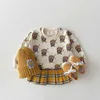 Pullover Born Baby Boys Girls Kids Casual Pullover Toddler Spädbarn Autumn Söta bokstäver Tryckt mönster Långärmad Oneck Tops 05 år 220924