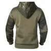 Men's Hoodies Sweatshirts Fleece Autumn Winter Casual Men Outwear Camouflage Pullover Male Hooded Collar Loose 4XL 220924