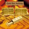 Ashtray Smoke Accessory Gold Tobacco Style Metal Ash Ashfray Holder For Smoking Bong Dab Rig