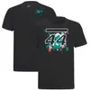 بدلة سباق F1 Summer Summer Selevived Team Top بالإضافة إلى حجم مخصص T-shirt مروحة مروحة السيارة