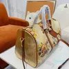 Borsa da viaggio 45 cm Fiore da giardino Donna Aeroporto Viaggi Bagagli Designer Valigia di grande capacità Uomo Sport Basket Bagagli Borsa a tracolla Cross Body