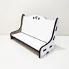 Sublimation Banc Mémorial MDF Objets Décoratifs De Noël Blanc Mini Chaise Suspendue Pendentif