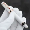 Fountain Pens Majohn X1 Geri Çekilebilir Çeşme Kalem İnce Nib Kısa Reçine Kalemi Okul Ofis Hediyeleri Arkadaş İçin Kalemler Rose White 220923