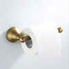 Handtuchhalter Bronze Badezimmer-Accessoires-Sets Antikes Messing Wand-Toilettenpapierhalter Ring Robe Kleiderhaken Hardware-Set 220924