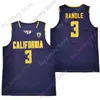 MITCH 2020 NYA NCAA CALIFORNY GOLDEN BEARS JERSEYS 3 RANDLE COLLEGE BASKABALL JERSEY Navy Size Youth Adult All Stitched broderi