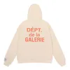 Gallerrys Sweater Dept Designer Moletom Com Capuz Masculino Hoodies Marca de Moda Americana Carta Impressa Terry Hoodie para Homens e Mulheres Jaqueta com Capuz K61A 14X3