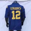 Mitch 2020 Nieuwe NCAA Navy Midshipmen Jerseys 12 Roger Staubach College Football Jersey Maat Jeugd Volwassen