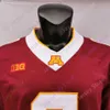 Mitch 2020 Nouveaux maillots NCAA Minnesota Golden Gophers 0 Maillot de football universitaire Rashod Bateman Taille S-3XL Rouge Tous cousus