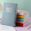 Schema bok multifunktionell tidshantering effektivitet manual 2023 a5 daglig veckovis agenda planerare anteckningsbok kontorsmaterial