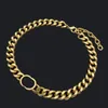 ketting sieraden Nieuwe designer ketting en armband choker voor unisex armbanden met letters Gouden kettingvoorraad roestvrijstalen bedelkettingen