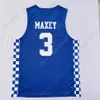 Mitch Custom Kentucky Basketball Jersey College Tyrese Maxey Immanuel Quickley Hagans Fox Gilgeous-Alexander Towns Wall Davis Rondo Murray