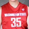 Mitch Custom 2020 Washington State Cougars WSU كرة السلة Jersey NCAA College Thompson CJ Elleby Isaac Bonton Jeff Pollard Tony Miller