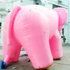 Evento Gigante Inflable Elefante Rosa Mascota Animal Decoración Dibujos Animados Modelo Para Fiesta Club Publicidad
