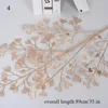 Decorative Flowers Golden Artificial Plants Gingko Love Heart Plastic Christmas Home Decor DIY Party Wedding Flower Arrangement