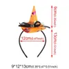 Decorazione per feste Zucca di Halloween Fascia Arancione Strega Cosplay Copricapo Puntelli per feste di Natale Accessori per capelli Cappello 21 colori RRE14487