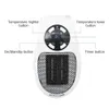 Portable Electric Heater Plug in Wall Heater Room Heating Stove Household Radiator Remote Warmer Machine 500W Device5747046