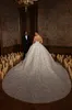 Splendidi abiti da sposa con perline Abiti da sposa Perline Cristalli Abito da ballo Arabo Dubai Off The Shoulder Vestido de Noiva Taglie forti