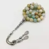 Strand Natural Amazonite Stone Tasbih سوار تركي 33 66