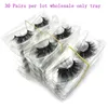 Makeup Tools Wholesale 30 pairs no box Mikiwi Eyelashes 3D Mink Lashes Handmade Dramatic 32 styles cruelty free mink lashes 220922
