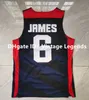 GLA Retro Basketball Jersey 23 Michael Jor Dan 2012 Команда США Брайант Кевин Дюрант Джеймс Ларри Берд 1992 США. Чарльз Баркли Карл Мэлоун Пенни