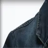 Men's Jackets 2022 Spring Autumn Men's Plus Size Casual Fashion Long Sleeve Jacket Clothing Abrigos Jaqueta Baggy Denim Suits Kaban