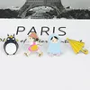 Japanese Anime Peripherals Brooches Set 8pcs Cute Totoro Bus Briquettes Badges for Girls Silver Plated Alloy Pin Jewelry Gift Acce4954997